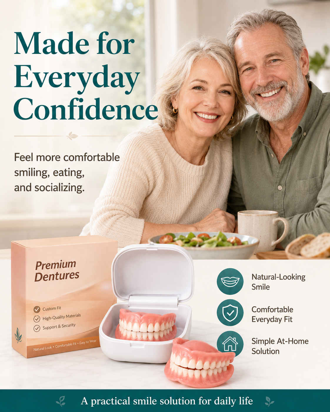 ⏰Ends Today: 50% OFF! Custom-Fit — Designed for Comfort and a Natural-Looking Smile