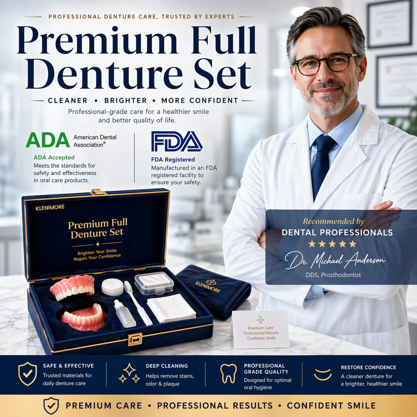 🎉Exclusive Offer Celebrating America's 250th Anniversary💥-KLENIMORE™ Custom-Fit Smile Support Kit